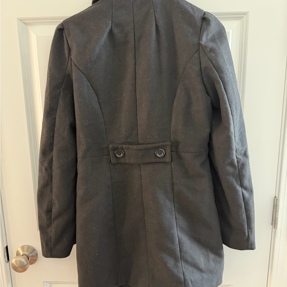 Ambiance Dark Gray Trench Coat